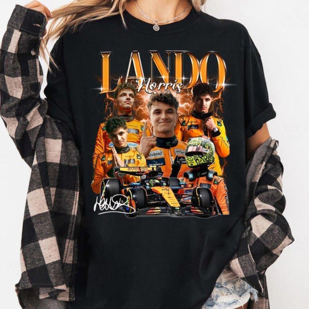 Lando Norris T-Shirt, Gift For Woman And Man Unisex T-Shirt